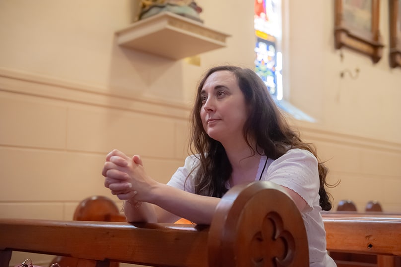 Robyn Ferri is the evangelisation and formation coordinator at St Aloysius of Gonzaga in Cronulla and a co-founder of Anima, a Melbourne Catholic women’s network. Photo: Giovanni Portelli