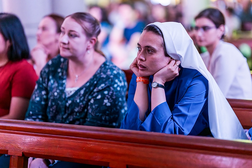 The evening drew together Catholic groups, clergy and religious orders from around Sydney including the Sisters of the Immaculata, Legion of Mary, and Indonesian, Chinese and Tongan Catholic chaplaincies. Photo: Supplied