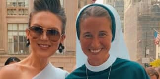 Jo Hayes and Sr Mary Grace. Photo: Supplied