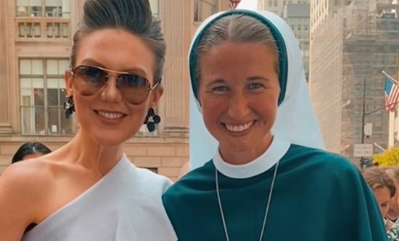 Jo Hayes and Sr Mary Grace. Photo: Supplied