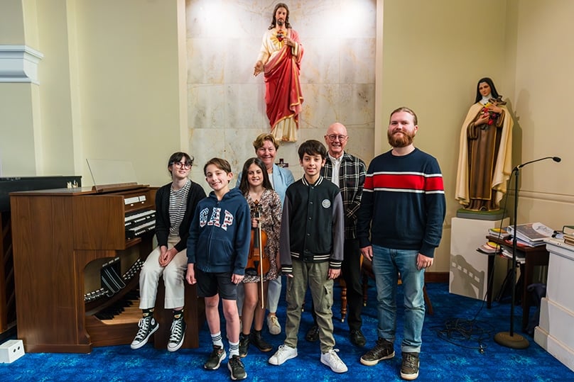 Members of the newly formed Holy Family Catholic Parish in Mosman. Photo: Supplied