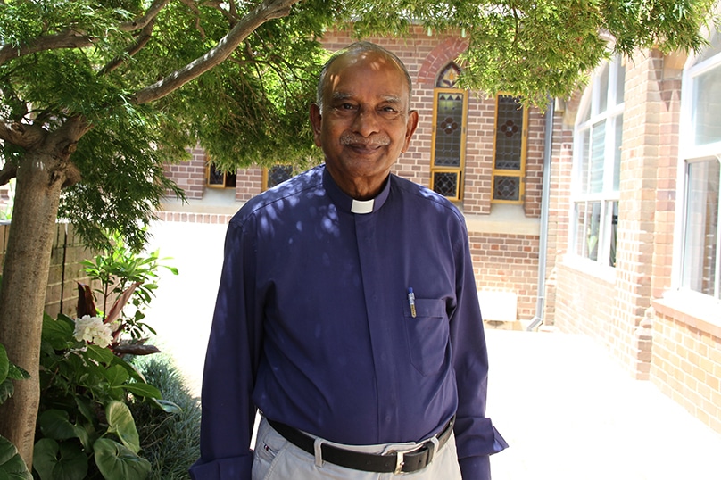 Fr Emmanuel Asi is executive secretary of the Catholic Bible Commission of Pakistan and a former teacher of Fr Yacub Barkat from Rockdale parish. Photo: Marilyn Rodrigues