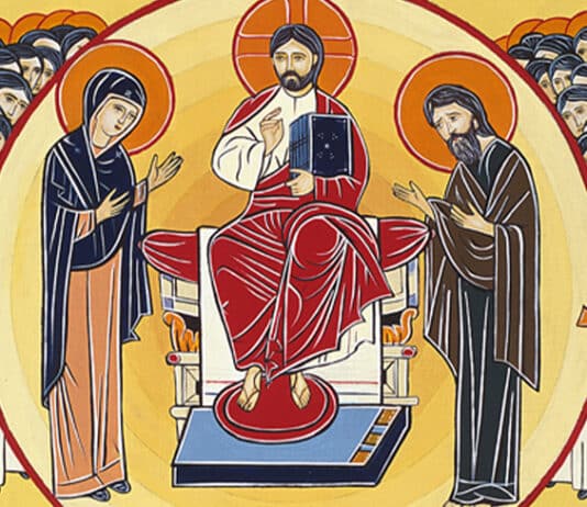 Commemoration of the Righteous and Just Icon written by Father Abdo Badawi. Image: sjmaronite.org