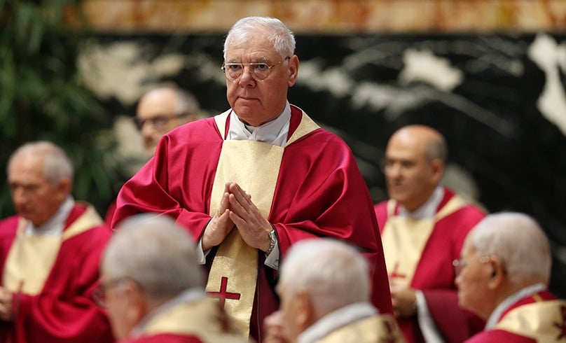 Cardinal Gerhard Müller attends the funeral Mass for Cardinal George Pell in St. Peter’s Basilica in 2023. Photo: CNS/Paul Haring