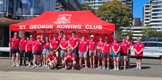 In close collaboration with the St George Rowing Club, the program aims to provide students with the best training available, learning both on and off water skills, ranging from safety protocols to working effectively in teams. Photo: SCS Sport