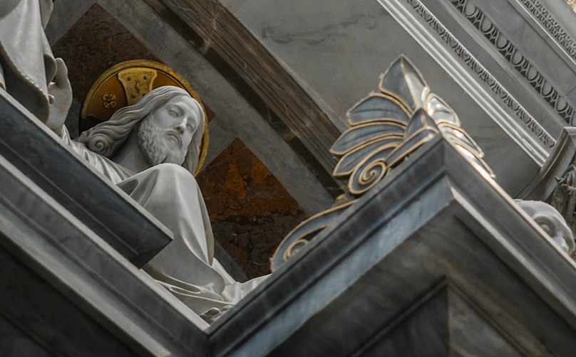 Christ at St Peter’s Basilica. Photo: Unsplash.com