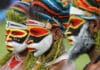 Papua New Guineans in traditional dress and face paint. Photos: Supplied