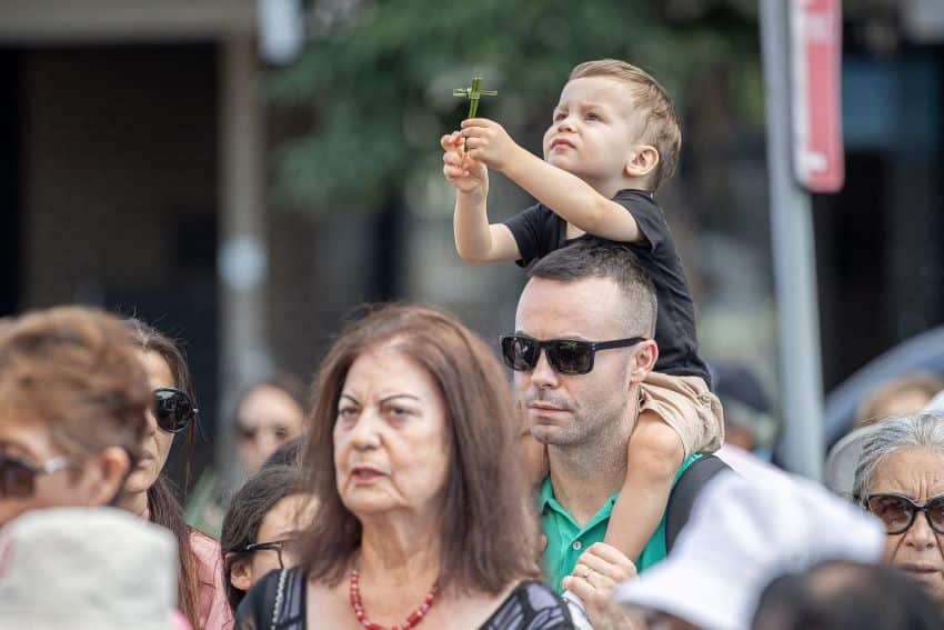 Palm Sunday procession through Sydney’s west proclaims Christ’s saving power to all