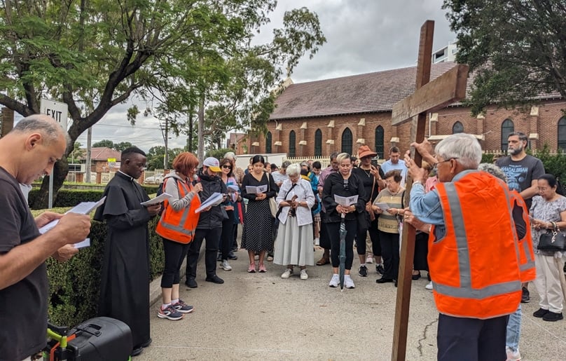 Stations of the Cross at St Vincent’s Aged Care. Photo: Supplied