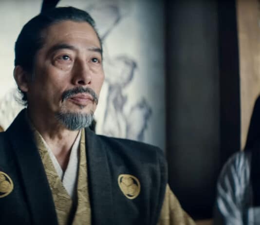 Hiroyuki Sanada effortlessly portays Lord Yoshii Toranaga as the thoughtful leader. Screenshot: Youtube/FX Networks