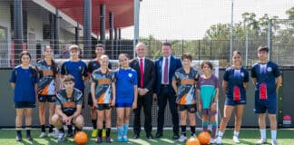 Sydney Catholic Schools will kick off a new partnership with the Wanderers to heighten football skills. Photo: SCS Sport