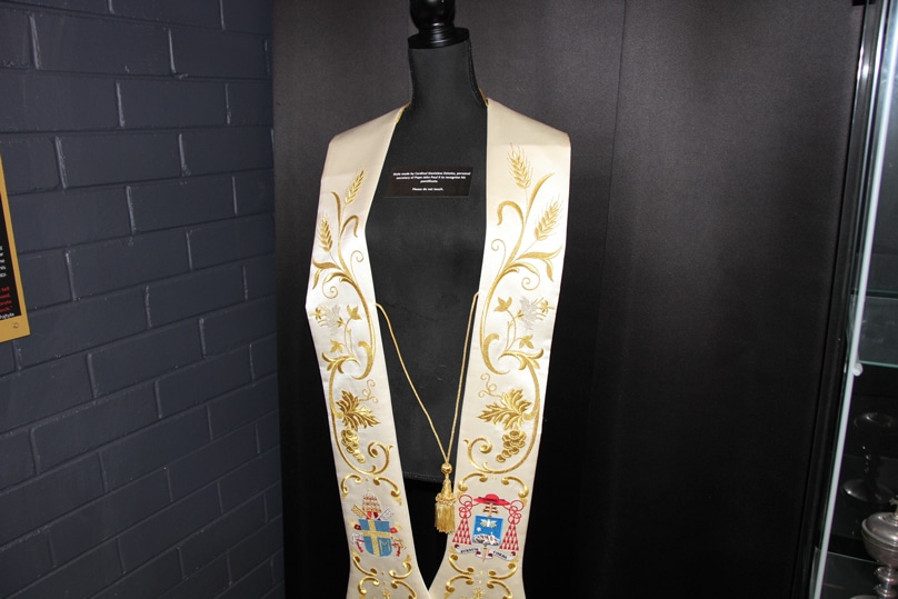 John Paul II’s stole, a second-class relic.  Photo: Supplied