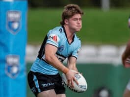 Tanna Featherstone playing for the Cronulla Sharks 2024 Under 19s SG Ball squad. Photo: Supplied